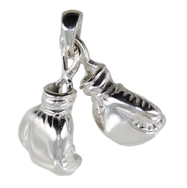 Pendentif Argent Gants de boxe 